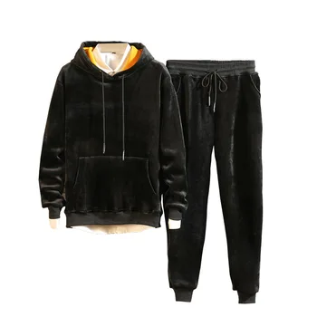 2 Pieces Sets Mens Warm Sets Fashion Sporting Thick Suit PatchworHooded Sweatshirt +Sweatpants High Quality Jogger Tracksuit
2 Pieces Sets Mens Warm Sets Fashion Sporting Thick Suit PatchworHooded Sweatshirt +Sweatpants High Quality Jogger Tracksuit