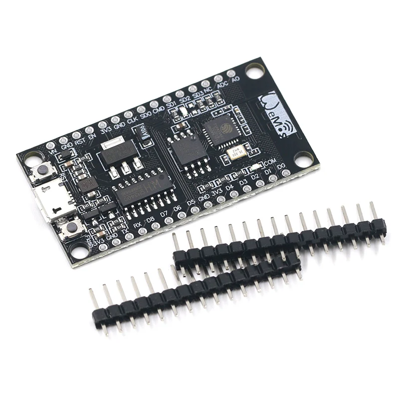 NodeMCU V3 Lua WIFI module integration of ESP8266 + extra memory 32M Flash, USB-serial CH340G
NodeMCU V3 Lua WIFI module integration of ESP8266 + extra memory 32M Flash, USB-serial CH340G