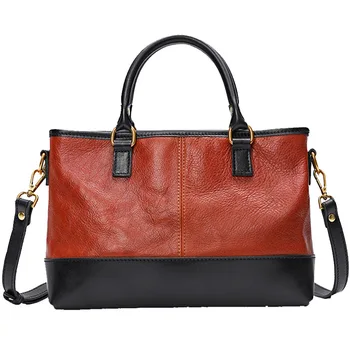 Authentic Real Cow Skin Women's Single Shoulder Bag Zipper Closure Genuine Leather OL Lady Working Purse Female Totes Handbag
Authentic Real Cow Skin Women's Single Shoulder Bag Zipper Closure Genuine Leather OL Lady Working Purse Female Totes Handbag