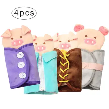 4 Pcs Montessori Life Skill Toys Dressing Learning Board Puzzle Baby Toys Set Early Learning Learning Props
4 Pcs Montessori Life Skill Toys Dressing Learning Board Puzzle Baby Toys Set Early Learning Learning Props