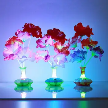 Plastic Beautiful Optical Fiber Lamp Fiber Flower Light Fiber LED Lamp Kapok Vase Christmas Valentine'S Day Blossom Home Room
Plastic Beautiful Optical Fiber Lamp Fiber Flower Light Fiber LED Lamp Kapok Vase Christmas Valentine'S Day Blossom Home Room