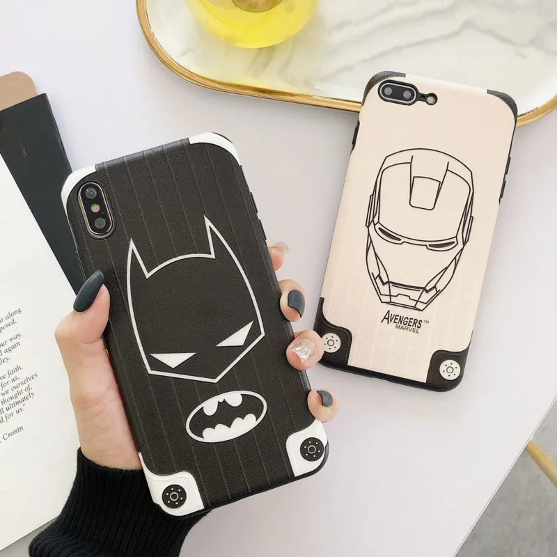Cartoon Iron Man Batman Mobile Shell for iPhone X XS XR XSMax 8 7 6 6S PluS Silk All-inclusive Soft Shell Drop Protection Cover
Cartoon Iron Man Batman Mobile Shell for iPhone X XS XR XSMax 8 7 6 6S PluS Silk All-inclusive Soft Shell Drop Protection Cover