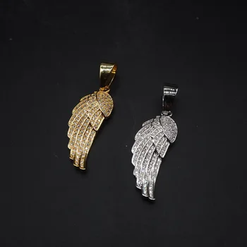 Hip Hop Gold Silver Cubic Zirconia Wing Pendant Necklace Men's Charm Exquisite Necklace Jewelry Gift Birthday Party Essential
Hip Hop Gold Silver Cubic Zirconia Wing Pendant Necklace Men's Charm Exquisite Necklace Jewelry Gift Birthday Party Essential