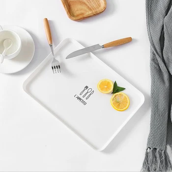 Nordic Style Rectangular Home Simple Breakfast Plate Plastic Dessert Small Tray multi-function Creative Tray
Nordic Style Rectangular Home Simple Breakfast Plate Plastic Dessert Small Tray multi-function Creative Tray