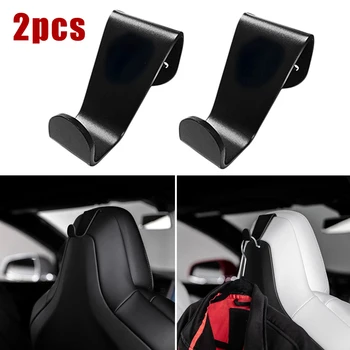 2pcs Car Headrest Hook Seat Back Hanger for Bag Handbag Purse Grocery Cloth Clips Car Styling for Tesla Model 3/S/X 
2pcs Car Headrest Hook Seat Back Hanger for Bag Handbag Purse Grocery Cloth Clips Car Styling for Tesla Model 3/S/X