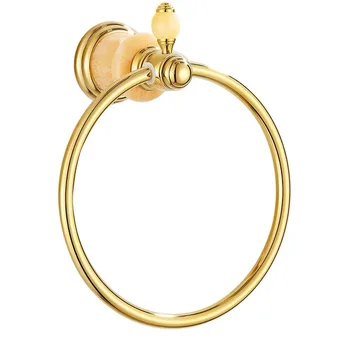 European style polished copper washroom tow ring jade base round towel hangers wall mounted
European style polished copper washroom tow ring jade base round towel hangers wall mounted