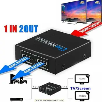 1X2 Split 1 In 2 Out Amplifier Full HD 1080p Video HDMI Switcher HDCP HDMI Switch Splitter Dual Display for HDTV DVD PS3
1X2 Split 1 In 2 Out Amplifier Full HD 1080p Video HDMI Switcher HDCP HDMI Switch Splitter Dual Display for HDTV DVD PS3