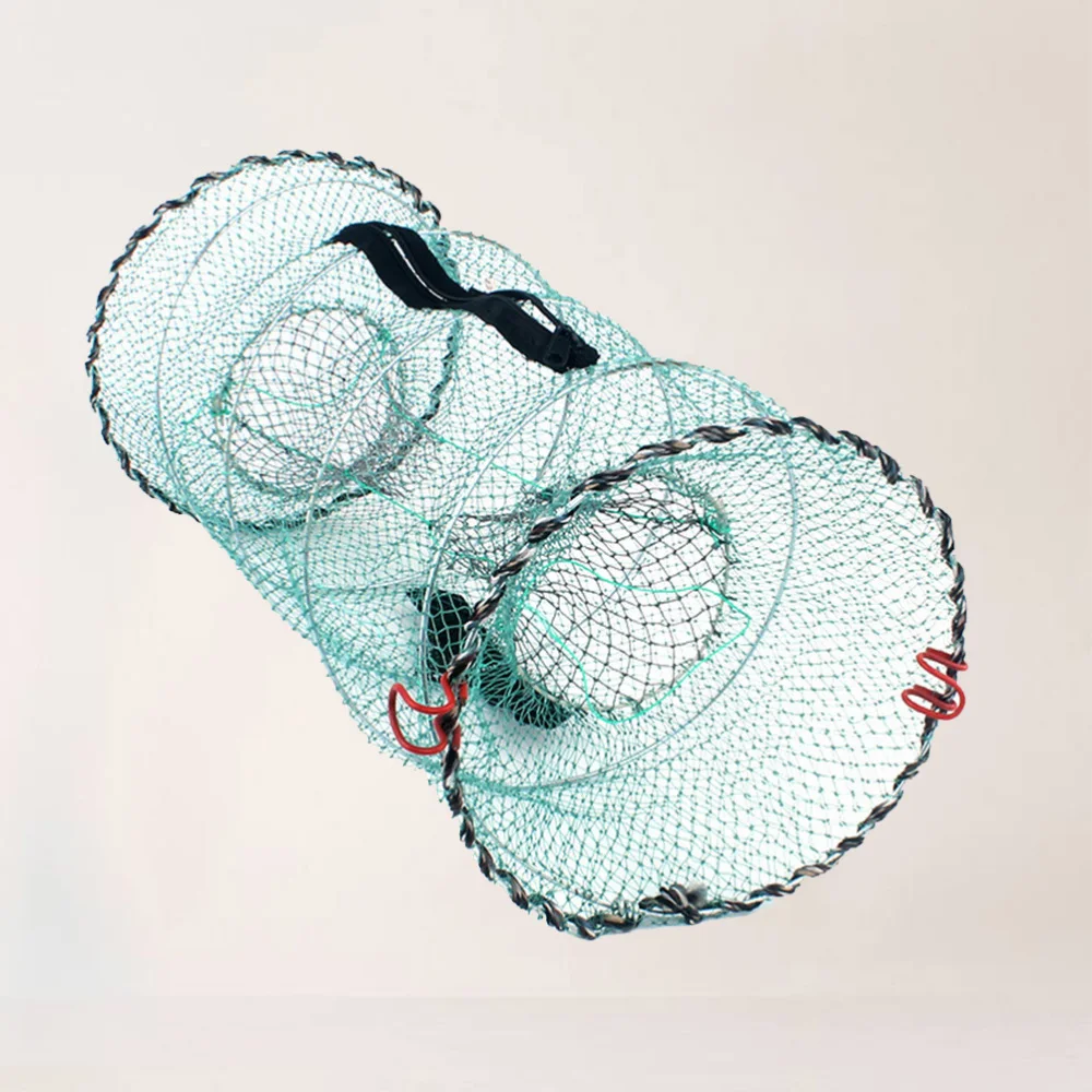 1PC Foldable Bait Cast Mesh Trap Net Portable Fishing Landing Net Shrimp Cage for Fish Lobster Prawn Crayfish Crab (Small Size,
1PC Foldable Bait Cast Mesh Trap Net Portable Fishing Landing Net Shrimp Cage for Fish Lobster Prawn Crayfish Crab (Small Size,