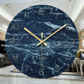 Marble clock simple modern design wall clock kitchen art personality fashion mirror hanging table home decoration accessories
Marble clock simple modern design wall clock kitchen art personality fashion mirror hanging table home decoration accessories