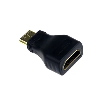Mini HDMI Male Type C to Female Type A Adapter Connector for 1080p 3D TV Version 1.4, supports 3D TV stable and reliable 
Mini HDMI Male Type C to Female Type A Adapter Connector for 1080p 3D TV Version 1.4, supports 3D TV stable and reliable