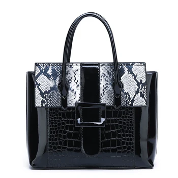 Mirror patent leather snake pattern cover handbag fashion wild Crocodile pattern PU leather bag casual shoulder Messenger bag
Mirror patent leather snake pattern cover handbag fashion wild Crocodile pattern PU leather bag casual shoulder Messenger bag
