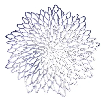Silver Round Placemat, Round PVC Cutout Place Mat Christmas, Wedding, Banquet, Restaurant, Hotel,15 Inch
Silver Round Placemat, Round PVC Cutout Place Mat Christmas, Wedding, Banquet, Restaurant, Hotel,15 Inch