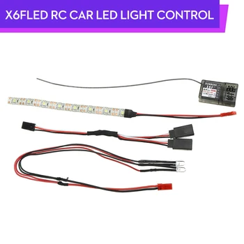 DUMBORC X6FLED RC Car LED Light Control 2.4G 6CH Radio Control System Receiver for RC Boat Car Transmitter
DUMBORC X6FLED RC Car LED Light Control 2.4G 6CH Radio Control System Receiver for RC Boat Car Transmitter