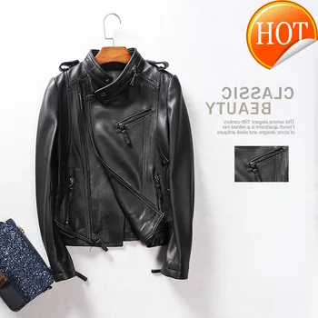 Genuine Leather Winter Jacket Women Korean Spring Autumn 100% Sheepskin Coat Female Real Leather Jacket Women Clothes 2020 7089
Genuine Leather Winter Jacket Women Korean Spring Autumn 100% Sheepskin Coat Female Real Leather Jacket Women Clothes 2020 7089