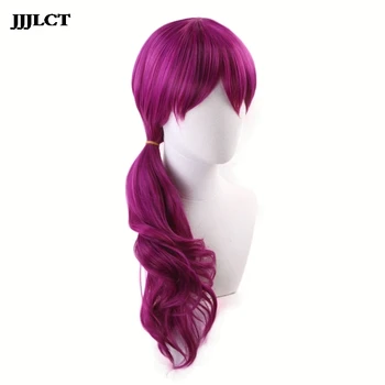 Cosplay Costume Kda Women heat-resistant Synthetic Wig Painful Hug K / Da Evelynn Red Violet Long Wig 
Cosplay Costume Kda Women heat-resistant Synthetic Wig Painful Hug K / Da Evelynn Red Violet Long Wig