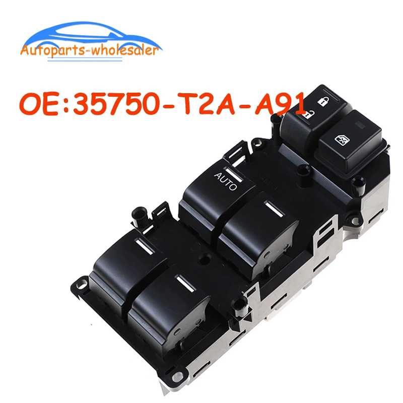 Автомобильный выключатель для Honda Accord Sedan LHD Power Master Window Switch 35750-T2A-A91 3575t2a91 641-53984/35750- |
