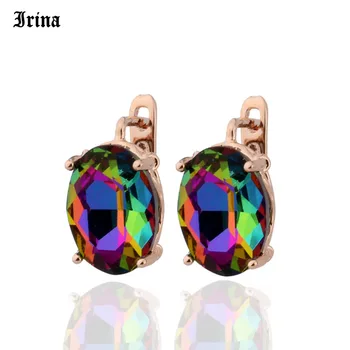 8 Color 585 Rose Gold Color Egg Shape Jewelry Colorful Earings High-quality Glass Stud Earrings for women Costume jewelery Gift
8 Color 585 Rose Gold Color Egg Shape Jewelry Colorful Earings High-quality Glass Stud Earrings for women Costume jewelery Gift