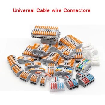 

2pin 3pin 4pin 5pin Universal Compact Wire Connector Terminal Wiring Block Conductor for wire cable