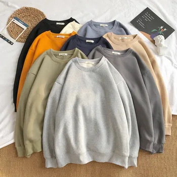 Winter New Plus Velvet Hoodies Men Fashion Solid Color O-neck Pullover Man Streetwear Wild Loose Warm Sweatshirt Male Hoodie
Winter New Plus Velvet Hoodies Men Fashion Solid Color O-neck Pullover Man Streetwear Wild Loose Warm Sweatshirt Male Hoodie