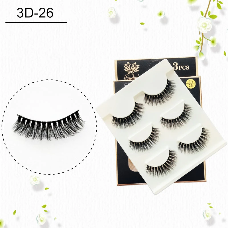 3 Pcs Imitation Hairs Mink False Eyelashes Naturally Extend small Bunches of Fluffy Eyelashes Handmade Thick False Lashes
3 Pcs Imitation Hairs Mink False Eyelashes Naturally Extend small Bunches of Fluffy Eyelashes Handmade Thick False Lashes