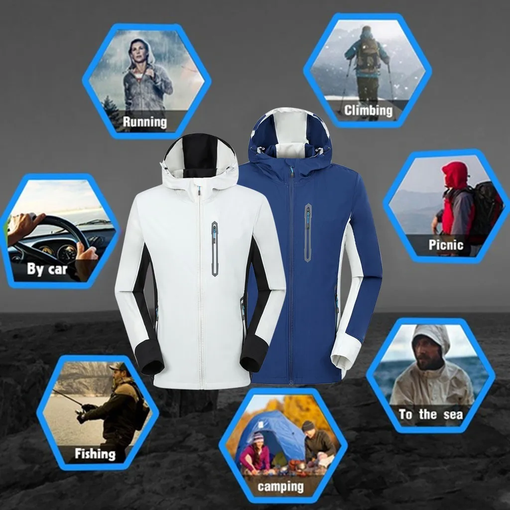 Winter Clothes Warm Outdoor Hiking Waterproof Jacket Softshell Jacket Men Hoodie Thick Jacket Windbreaker Coat Corta Vento 2019
Winter Clothes Warm Outdoor Hiking Waterproof Jacket Softshell Jacket Men Hoodie Thick Jacket Windbreaker Coat Corta Vento 2019