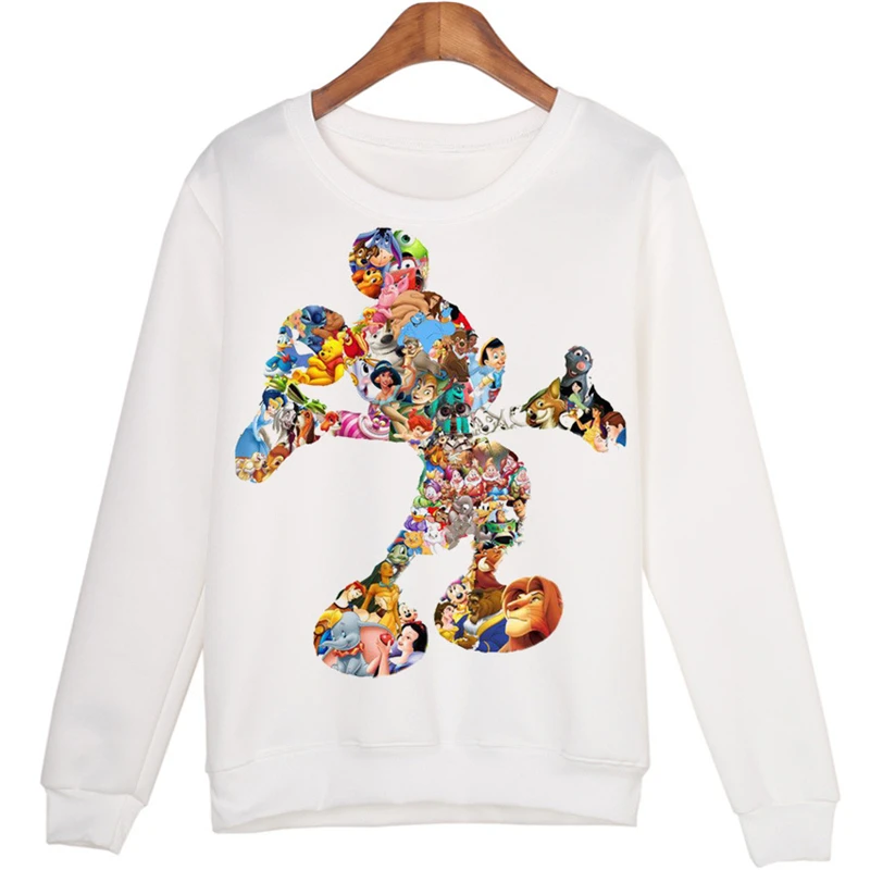 2019 Women Cartoon Mickey Minnie Dress Casual Loose Long Sleeve Pullover Tops White Fashion O-neck Sweatshirt For Autumn Winter
2019 Women Cartoon Mickey Minnie Dress Casual Loose Long Sleeve Pullover Tops White Fashion O-neck Sweatshirt For Autumn Winter