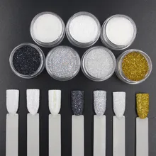 2g paillettes pour ongles holographique Dip poudre miroir polissage Chrome Pigments Nail Art décorations Laser éblouissant poussière(China)