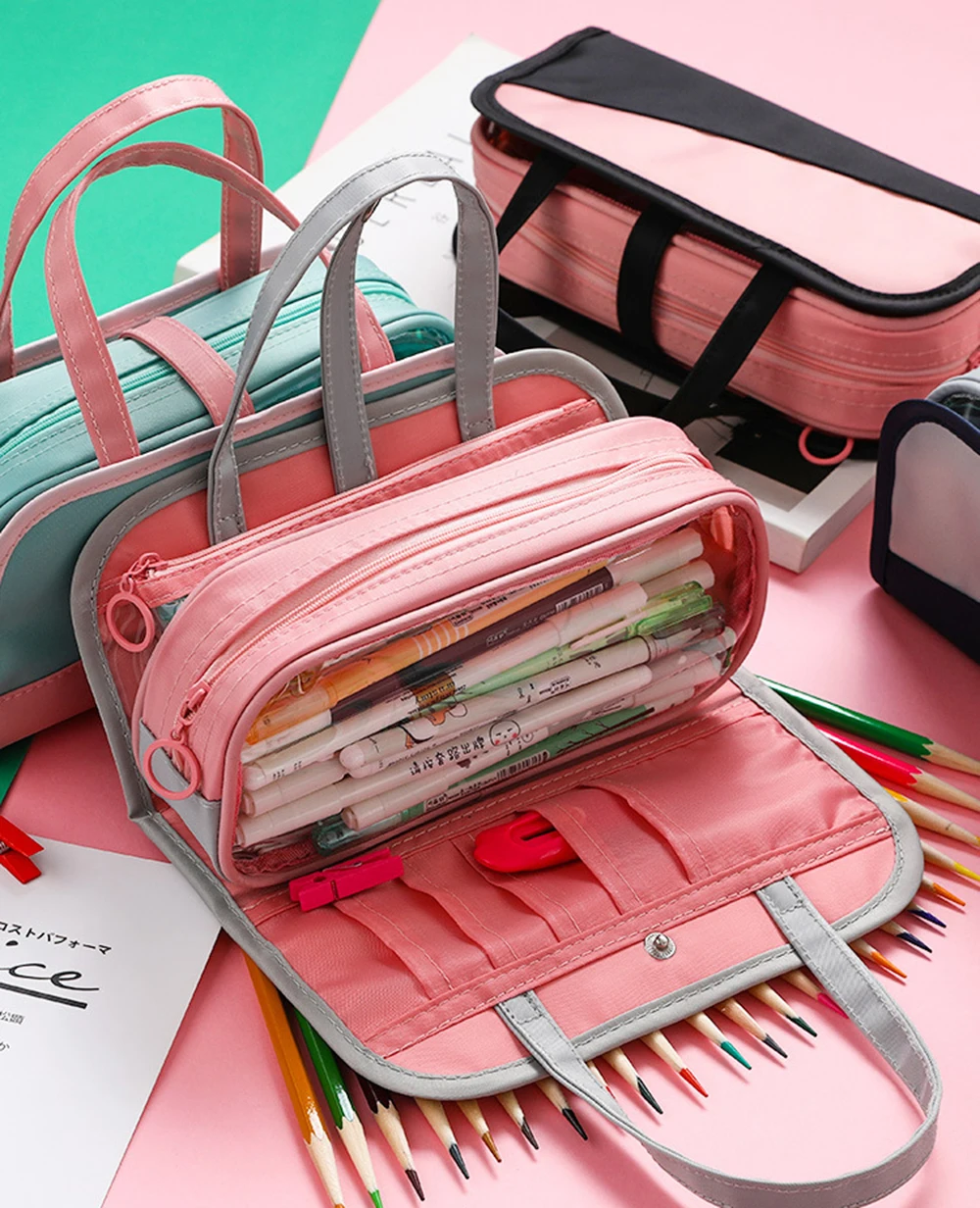 Double Layer Simple Cute Canvas Pencil Case Student Large Capacity Stationery Bag Multifunctional Storage Bag
Double Layer Simple Cute Canvas Pencil Case Student Large Capacity Stationery Bag Multifunctional Storage Bag