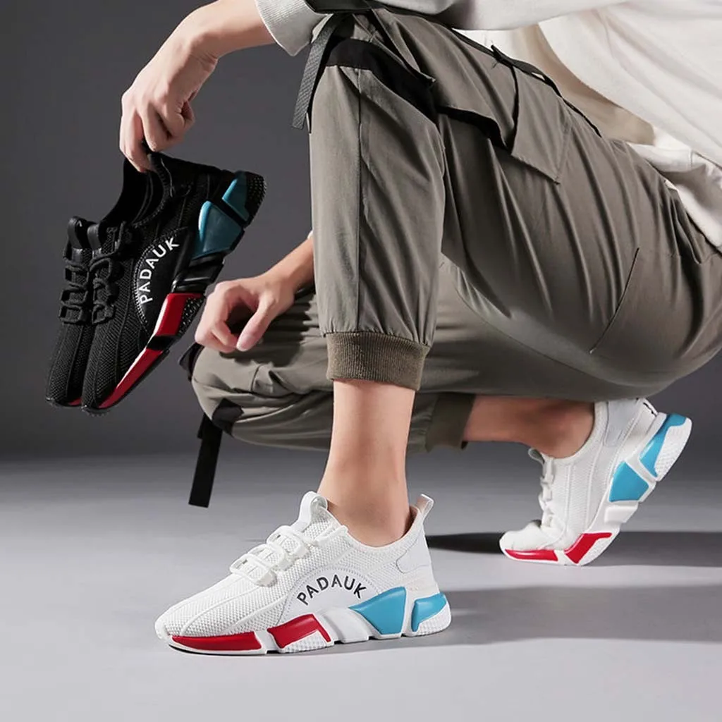 KANCOOLD Running Shoes Men Sneakers Mesh Breathable Ultra Light Professional Jogging Trainers Run Sneakers Casual Shoes 109#4