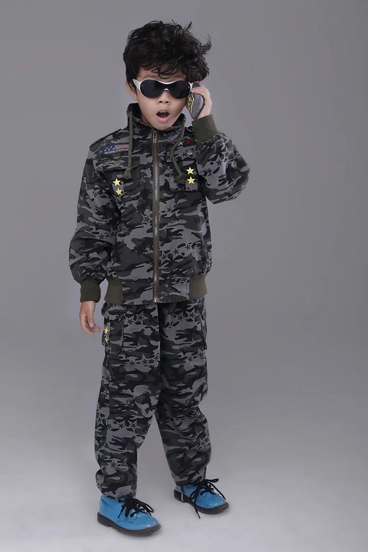 Men's Children Uniforms Casual Camouflage Suit Spring Clothing New Style Korean-style Childrenswear Camouflage Suit a-Piece
Men's Children Uniforms Casual Camouflage Suit Spring Clothing New Style Korean-style Childrenswear Camouflage Suit a-Piece