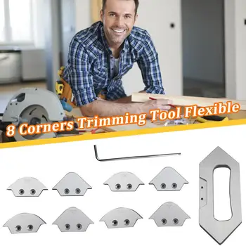 8pcs Rounded Corners Aluminum Alloy Woodworking Grinding Trimming Tool Screws Radius Anti-rust Table Bit Router Set
8pcs Rounded Corners Aluminum Alloy Woodworking Grinding Trimming Tool Screws Radius Anti-rust Table Bit Router Set