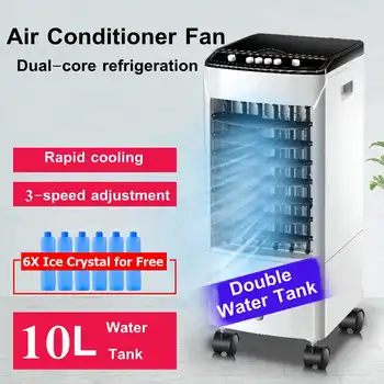 10L Tank Home Water Mobile Portable Air Conditioner Conditioning Fan Humidifier Cooler Cooling Timer +6 Ice crystal 220V
10L Tank Home Water Mobile Portable Air Conditioner Conditioning Fan Humidifier Cooler Cooling Timer +6 Ice crystal 220V