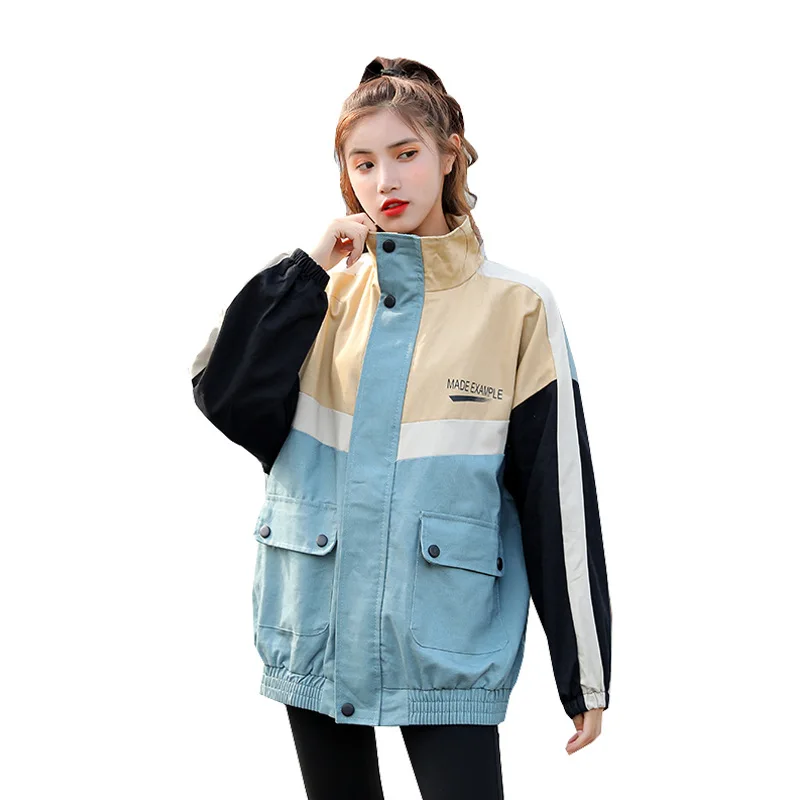 NoEnName_Null Spring Patchwork Jacket Women Plus Size Pockets Turn-down Collar Womens Jackets and Coats Trending Products 2018
NoEnName_Null Spring Patchwork Jacket Women Plus Size Pockets Turn-down Collar Womens Jackets and Coats Trending Products 2018