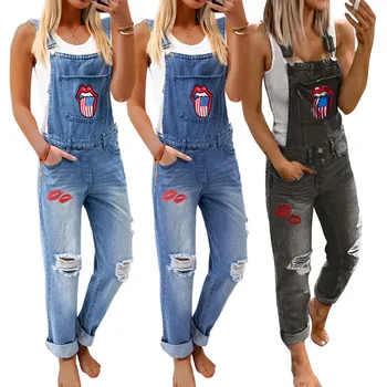 Overalls For Women Fashion Floral Print Pockets Washable Denim Jumpsuit Suspender Casual Long Ripped Hole Jeans Jumpsuits
Overalls For Women Fashion Floral Print Pockets Washable Denim Jumpsuit Suspender Casual Long Ripped Hole Jeans Jumpsuits