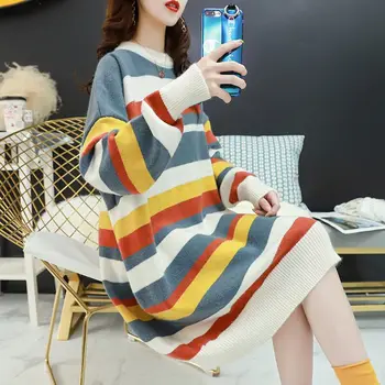 Sweater Women's Autumn And Winter New Loose Korean Winter Jacket Knit Bottoming Shirt Long Autumn Jacket
Sweater Women's Autumn And Winter New Loose Korean Winter Jacket Knit Bottoming Shirt Long Autumn Jacket