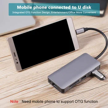 Computer Network HDMI VGA Video Audio Port Card Reader Power Output USB C Hub Cable Concentrator RJ 45 9 In 1 Grey 1000Mbps
Computer Network HDMI VGA Video Audio Port Card Reader Power Output USB C Hub Cable Concentrator RJ 45 9 In 1 Grey 1000Mbps