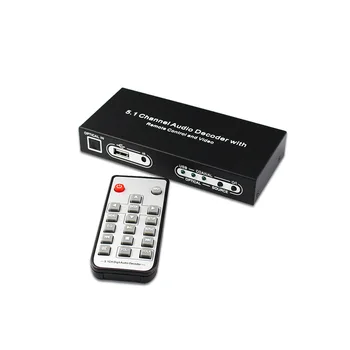 USB Digital Coaxial Fiber to Analog, 5.1 Channel Audio Decoder Dts Decoder Fiber Converter
USB Digital Coaxial Fiber to Analog, 5.1 Channel Audio Decoder Dts Decoder Fiber Converter