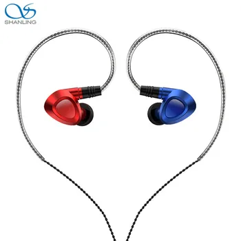 

SHANLING ME100 10 mm PE PEEK Dynamic Hi-Res HiFi In-Ear Monitor Earphone All-Aluminum Construction with OFC Cable MMCX Connector