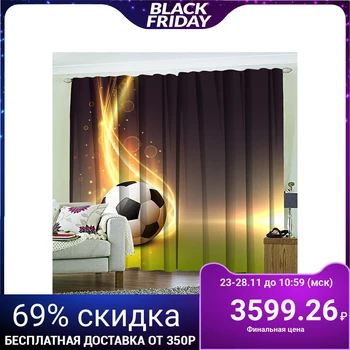 Photocurtains "Football 06" 145x260 cm 2pcs, gabardine 160g / m2, pe100% 3557747
Photocurtains "Football 06" 145x260 cm 2pcs, gabardine 160g / m2, pe100% 3557747