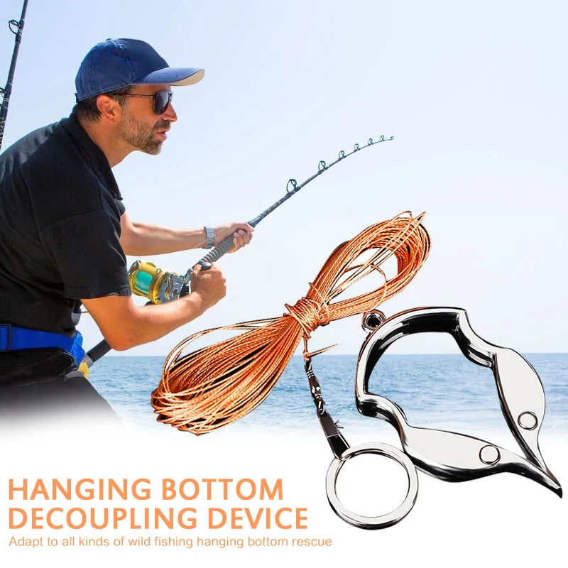 New Fish Hook Hanging Bottom Decoupling Device Multi-function Fishing Anti-hanging Bottom Rescue Float Taking Hook Device TXTB1
New Fish Hook Hanging Bottom Decoupling Device Multi-function Fishing Anti-hanging Bottom Rescue Float Taking Hook Device TXTB1