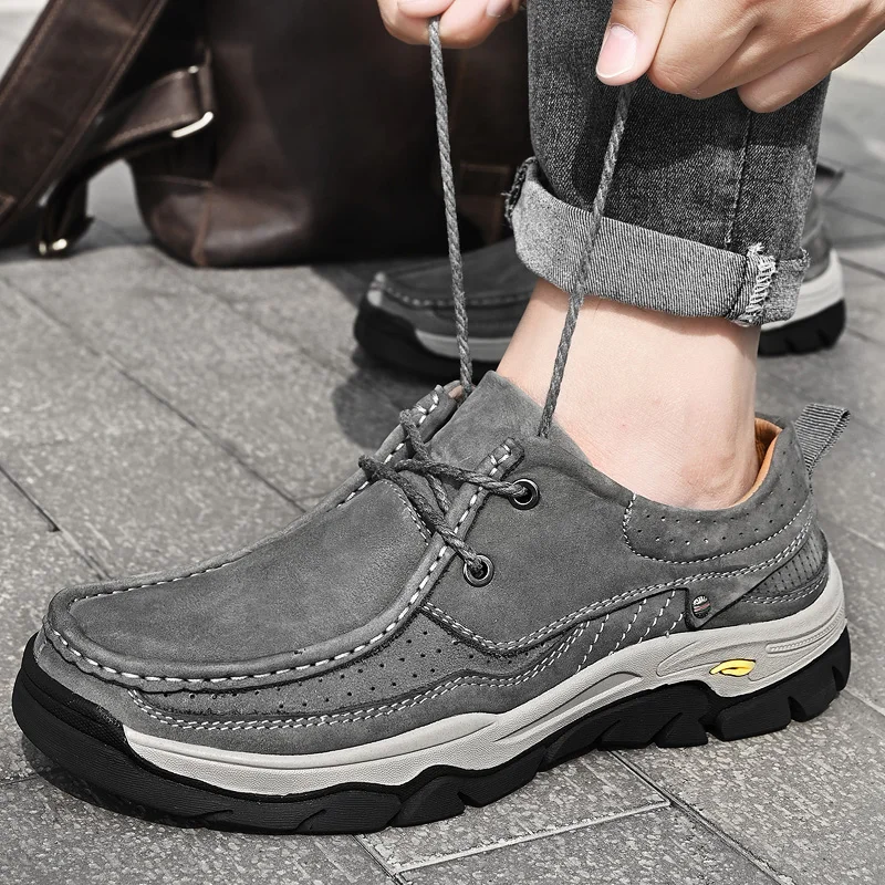 Genuine Leather Mens shoes Luxury Sneakers Handmade Men Designer Shoes Lace Up Flats outdoor Boat Casual Shoes for Men Shoes
Genuine Leather Mens shoes Luxury Sneakers Handmade Men Designer Shoes Lace Up Flats outdoor Boat Casual Shoes for Men Shoes