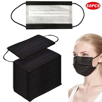 50pcs 3Layers Black Disposable Mask Filter Anti-dust Protective Face Masks for Mouth with Meltblown Cloth Respirator White Blue
50pcs 3Layers Black Disposable Mask Filter Anti-dust Protective Face Masks for Mouth with Meltblown Cloth Respirator White Blue