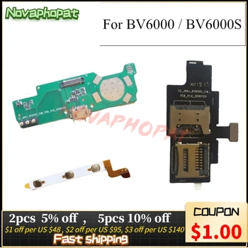 Novaphopat For Blackview BV6000 BV6000S USB Dock Charging Charger Port Power Volume Flex Cable Sim Card Holder Tray Board
Novaphopat For Blackview BV6000 BV6000S USB Dock Charging Charger Port Power Volume Flex Cable Sim Card Holder Tray Board