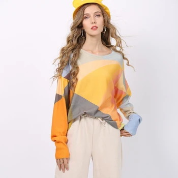 2019 New Fashion Autumn Print Sweater Women Clothes Casual Loose Printing Tops Long Seeve Round Neck Pullover Streetwear
2019 New Fashion Autumn Print Sweater Women Clothes Casual Loose Printing Tops Long Seeve Round Neck Pullover Streetwear