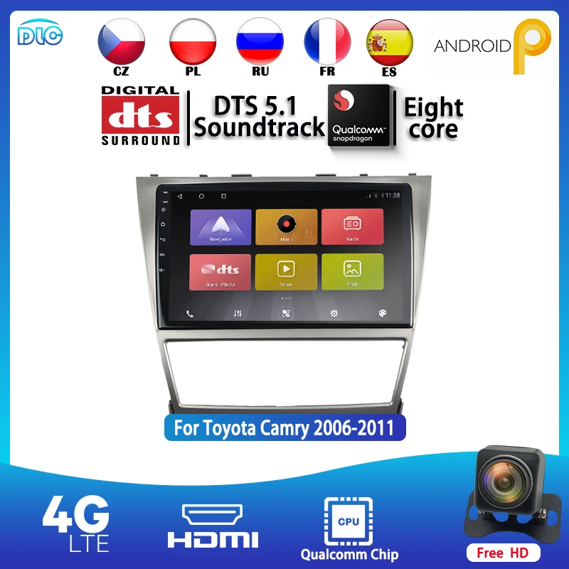 DLC Qualcomm Chip 1280*720 IPS 10Inch Android 9.0 GPS Stereo FM/RDS DTS BT WIFI+4G For Toyota Camry 4+64G DSP Car Player Media
DLC Qualcomm Chip 1280*720 IPS 10Inch Android 9.0 GPS Stereo FM/RDS DTS BT WIFI+4G For Toyota Camry 4+64G DSP Car Player Media