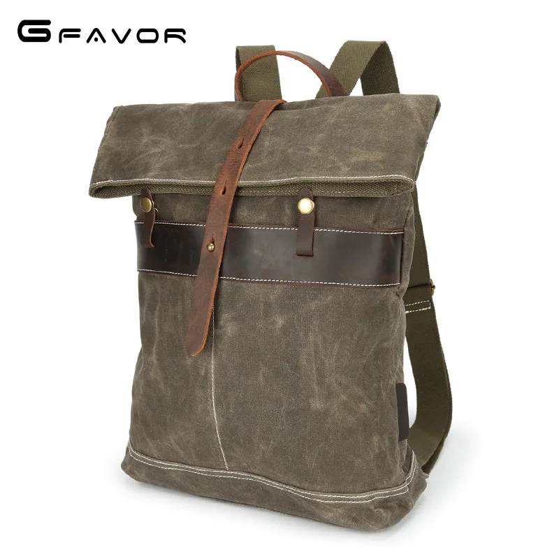 SOURCE Oil Wax Canvas Bag Men Canvas Backpack Retro Batik Fabric Waterproof Outdoor Backpack Men's Bag
SOURCE Oil Wax Canvas Bag Men Canvas Backpack Retro Batik Fabric Waterproof Outdoor Backpack Men's Bag
