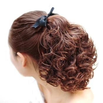 Female Hair Short Curly Hair Tail Natural Clip In Hair Extensions Ponytail Heat Resistant Synthetic Drawstring Hairpiece
Female Hair Short Curly Hair Tail Natural Clip In Hair Extensions Ponytail Heat Resistant Synthetic Drawstring Hairpiece