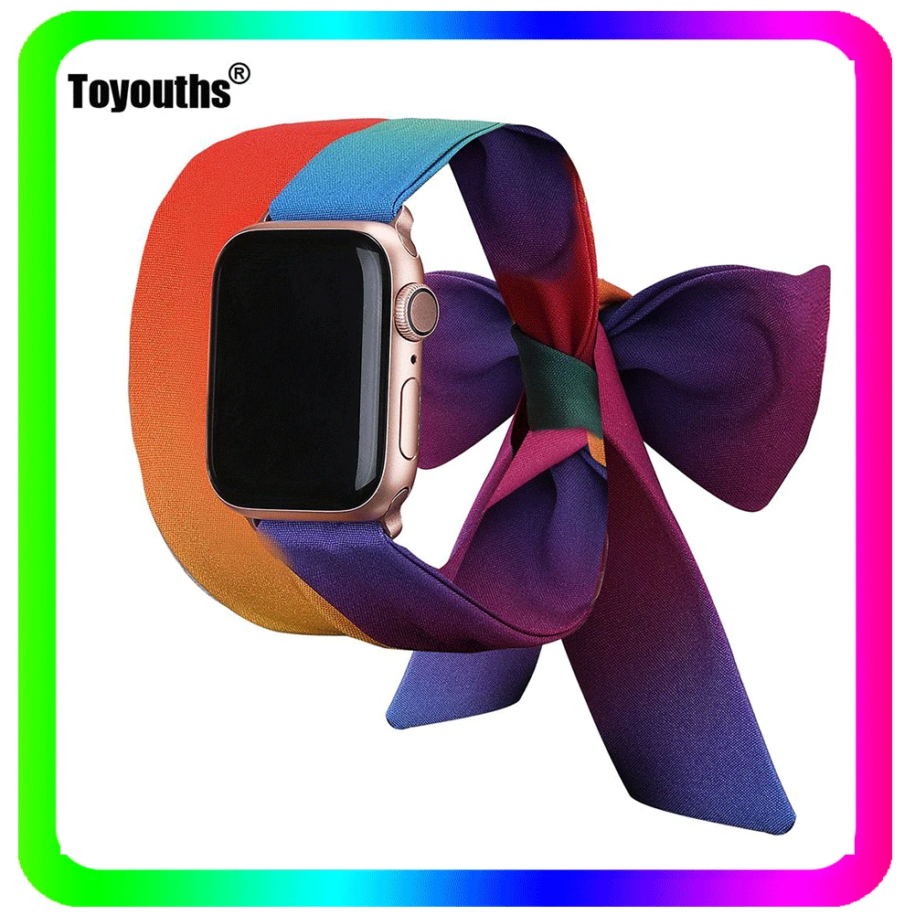 Toyouths Watchband for Apple Watch Fashion Scarf Fashion Strap 38mm 41mm 40mm Fabric Band for iWatch Series 8 7 SE 6 5 4 3 2 1
Toyouths Watchband for Apple Watch Fashion Scarf Fashion Strap 38mm 41mm 40mm Fabric Band for iWatch Series 8 7 SE 6 5 4 3 2 1