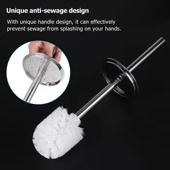 HOMEMAXS Toilet Brush and Holder Set Good Grip Compact Modern Design Toilet Bowl Cleaner Brush Set for Bathroom White
HOMEMAXS Toilet Brush and Holder Set Good Grip Compact Modern Design Toilet Bowl Cleaner Brush Set for Bathroom White