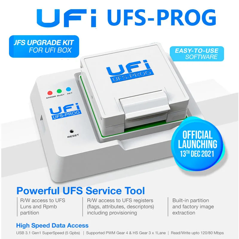 2022 UFI UFS PROG UFS-Prog ToolBox ( UFS-153 UFS-254 ) 2in1 Socket Adapter with ufi box | Мобильные телефоны и аксессуары